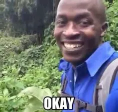 ảnh meme huyền thoại anh da đen nói Okay