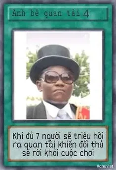 ảnh meme bài Yugioh anh da đen bê quan tài 4