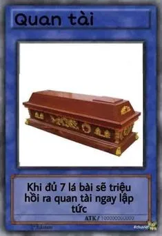 ảnh meme bài Yugioh quan bài của 7 anh da đen