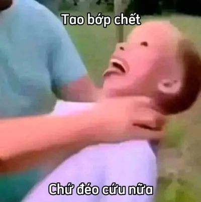 ảnh meme hết cứu, tao bóp chết, chứ đéo cứu nữa