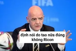 ảnh meme troll bóng đá chủ tịch FiFa định nói do tao nữa đúng không Ricon
