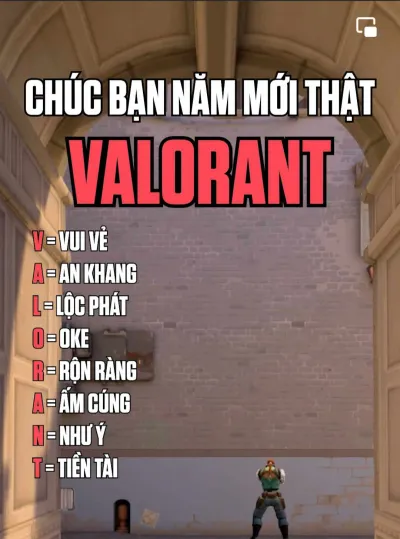 ảnh meme chúc Tết Valorant