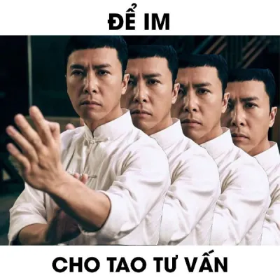 ảnh meme chơi chữ để im cho tao tư vấn