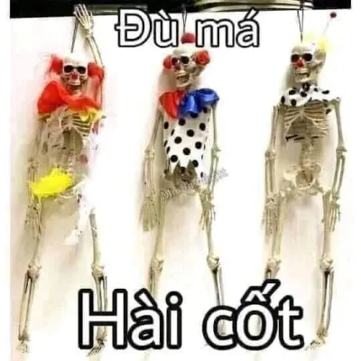 ảnh meme chơi chữ đù má hài cốt
