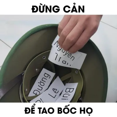 ảnh meme chơi chữ đừng cản, để tao bốc họ