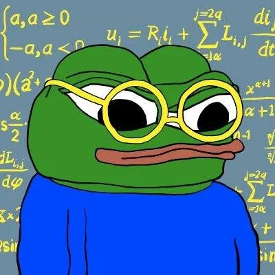 ảnh meme ếch xanh Pepe bác học