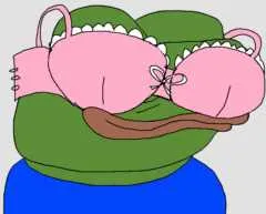 ảnh meme ếch xanh Pepe đeo kính xu chiêng