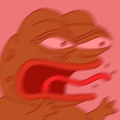 ảnh meme ếch xanh Pepe gào thét