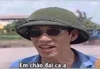 ảnh meme em chào đại ca trong phim sóng ở đấy sông