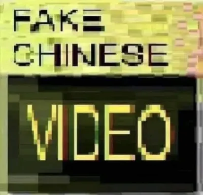 ảnh meme fake Chinese video