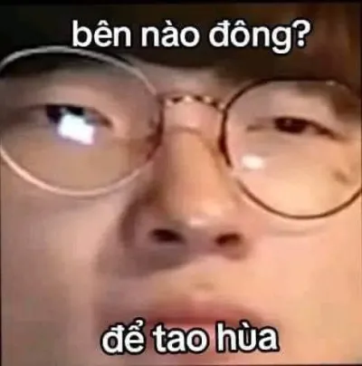 ảnh meme Faker bên nào đông để tao hùa