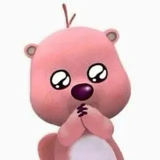 Ảnh meme Loppy chắp tay với ánh mắt ngưỡng mộ