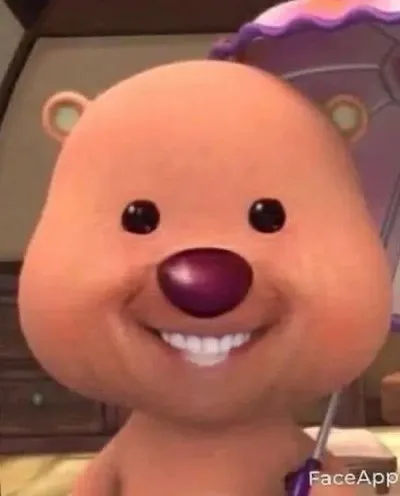 Ảnh meme Loppy cười tươi