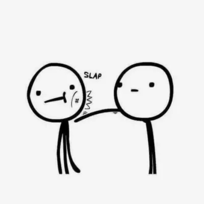 ảnh meme người que Stickman tát