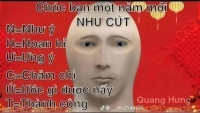 ảnh meme Panik chúc tết