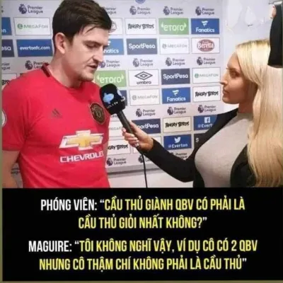 Ảnh meme Phỏng vấn Harry Maguire