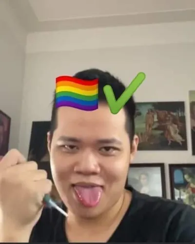 ảnh meme Thành Pahm lè lưỡi mặt bựa