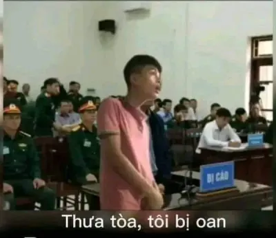 ảnh meme Thưa toà, tôi bị oan