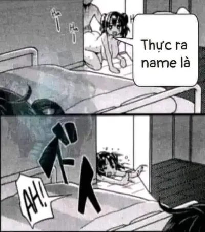 ảnh meme anime thực ra name là : "Ah!"