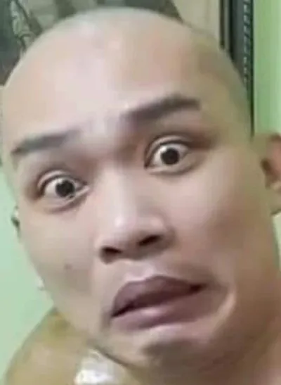 ảnh meme bựa Tiến Bịp trợn mắt mồm cá trê