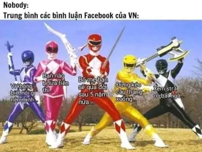 ảnh meme trung bình các bình luận Facebook của Việt Nam